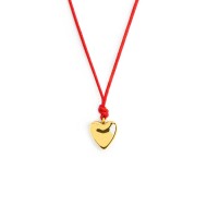 Collana cordino con cuore