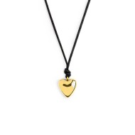 Collana cordino con cuore