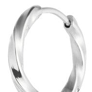 Orecchino a cerchio ritorto 1,7 cm