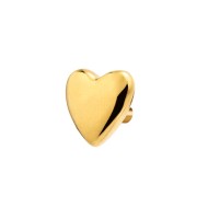 Orecchino a lobo cuore