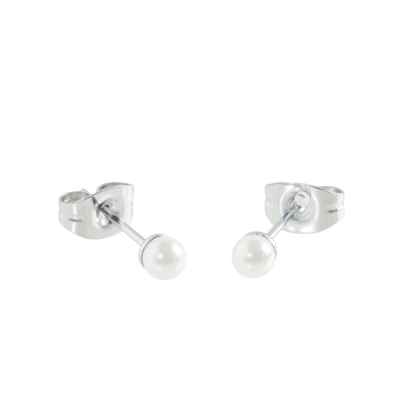 5or0040w-4 Orecchino lobo con perla