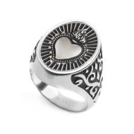 Piastrina ovale sacro cuore changy