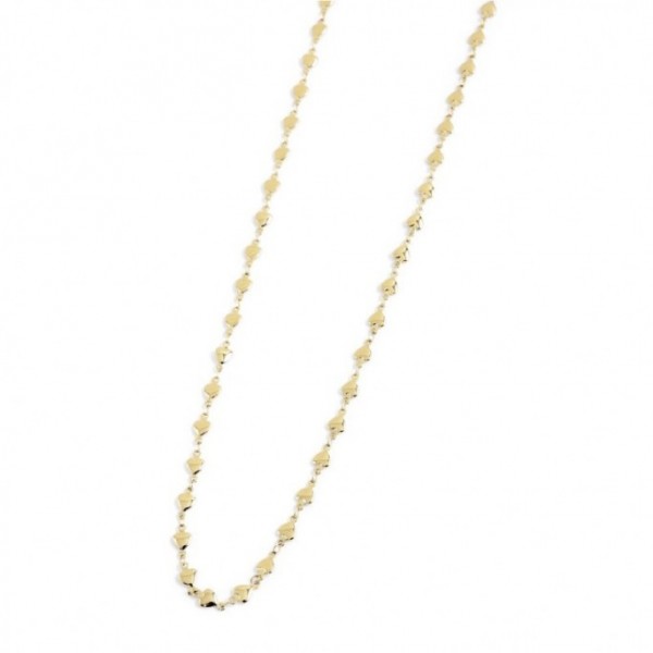 2ca0006g Collana con catena a cuori