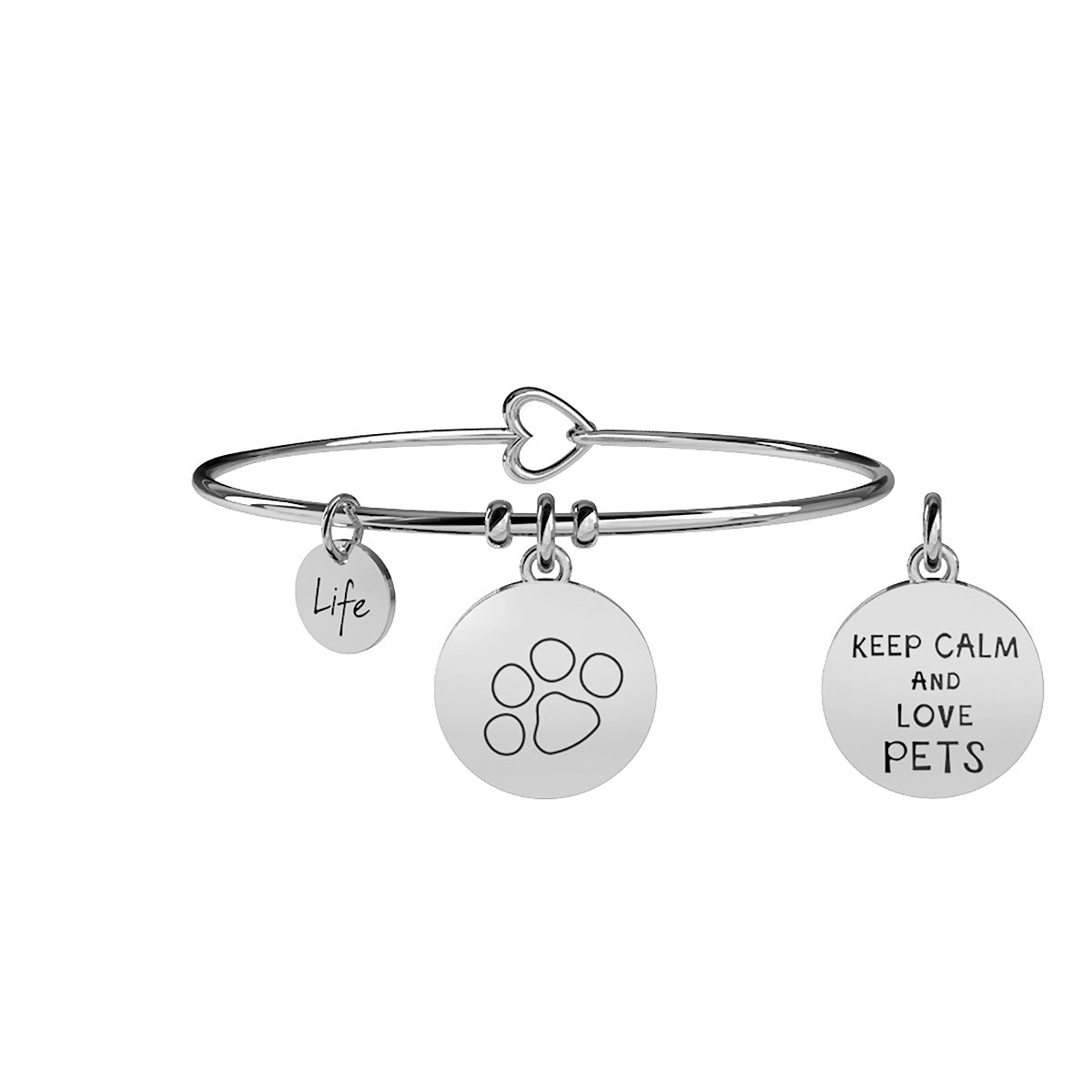 231574 Bracciale Family "Keep calm and love pets"