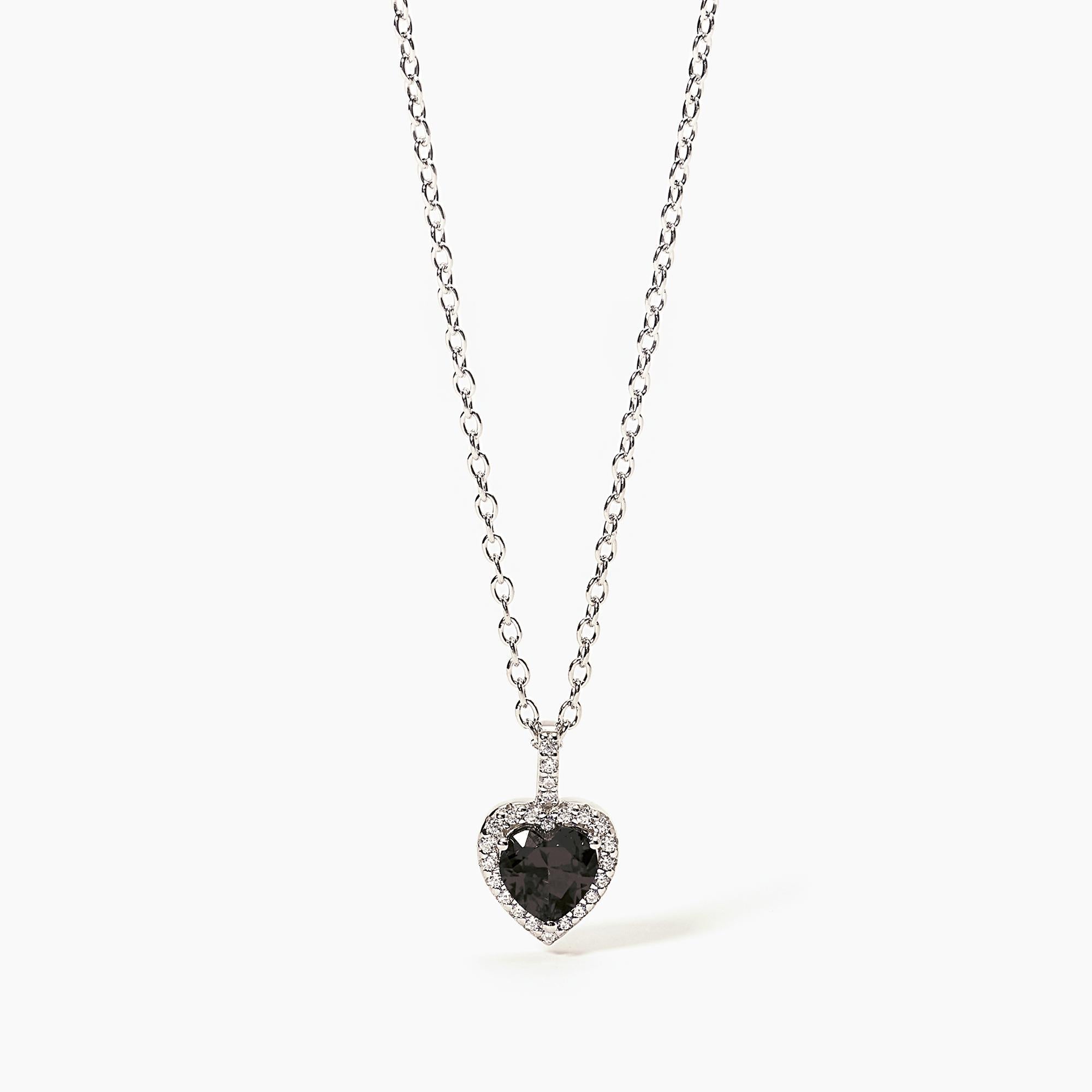 Girocollo con cuore nero LOVE AFFAIR - Gioielleria Fondente