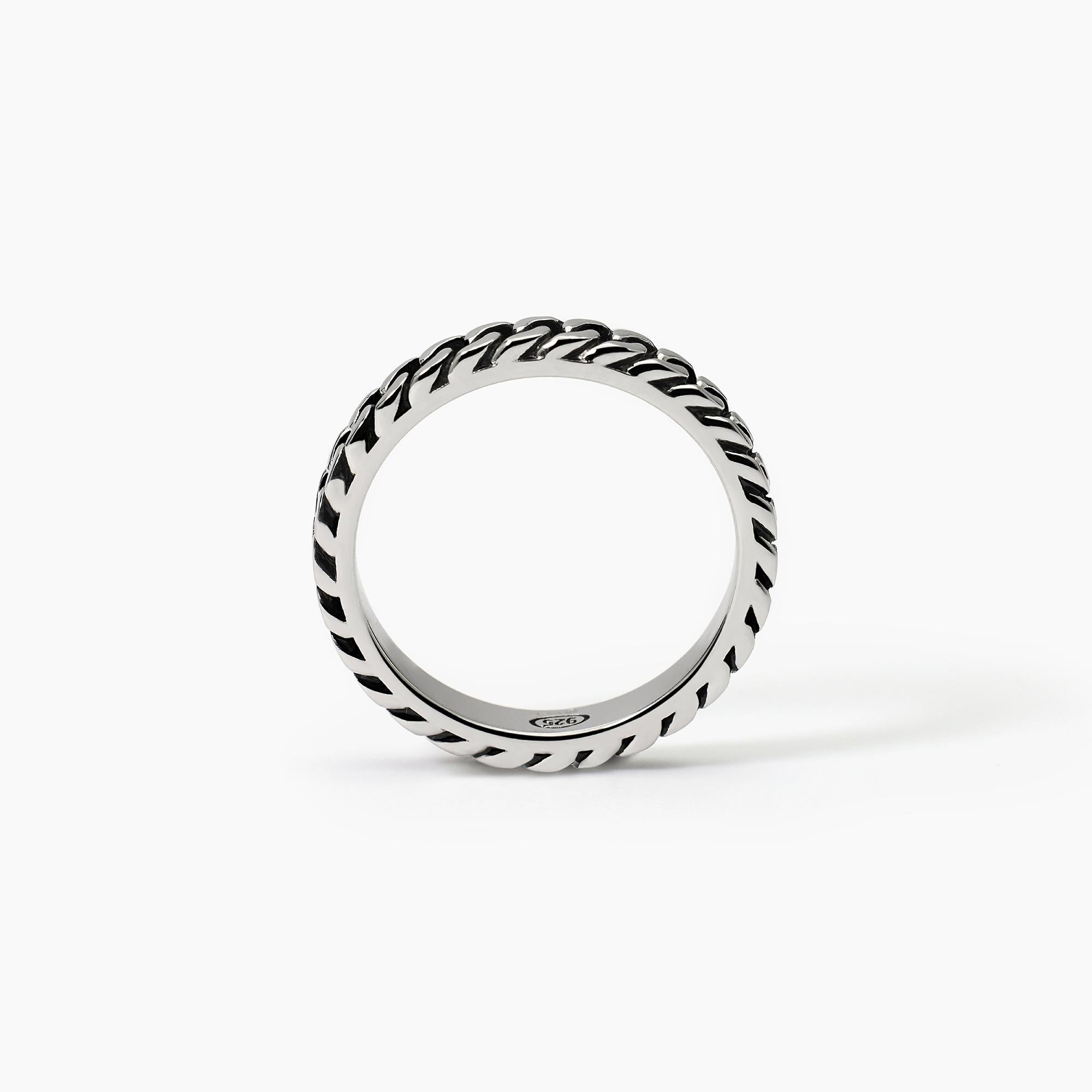 Anello maglia groumette NEW STREET - Gioielleria Fondente