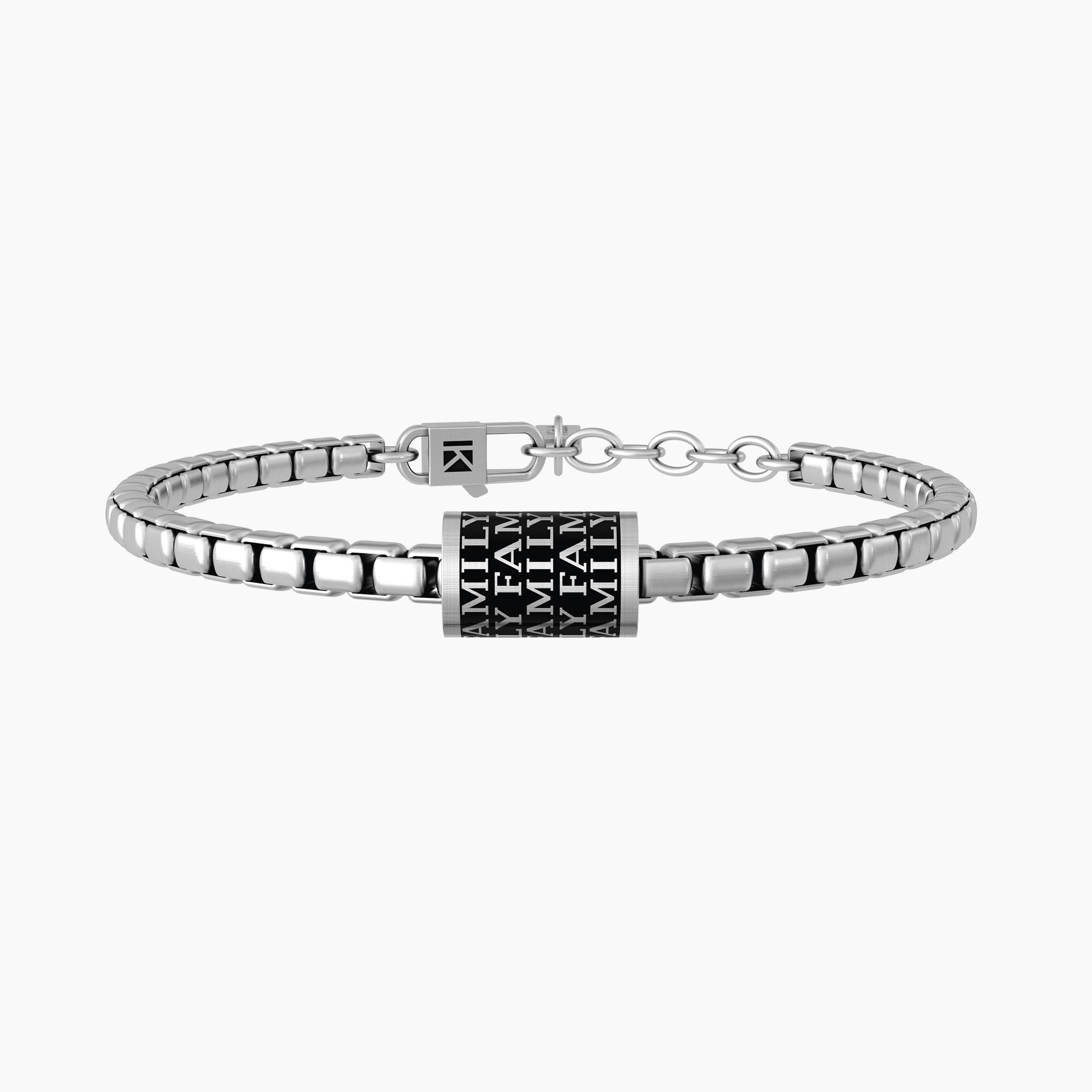 Bracciale con frase family - Gioielleria Fondente