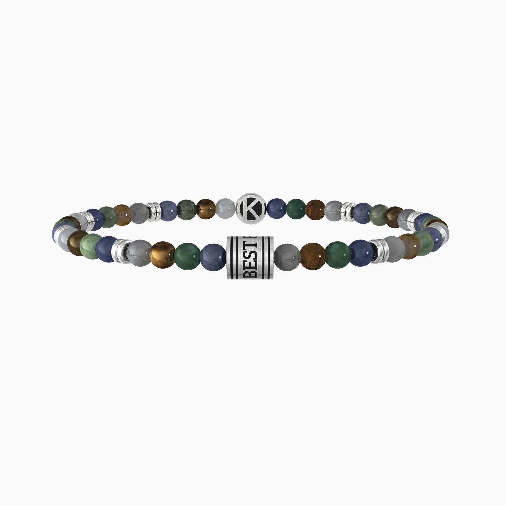 Bracciale elastico con pietre e frase amicizia "BEST FRIENDS" - Gioielleria Fondente