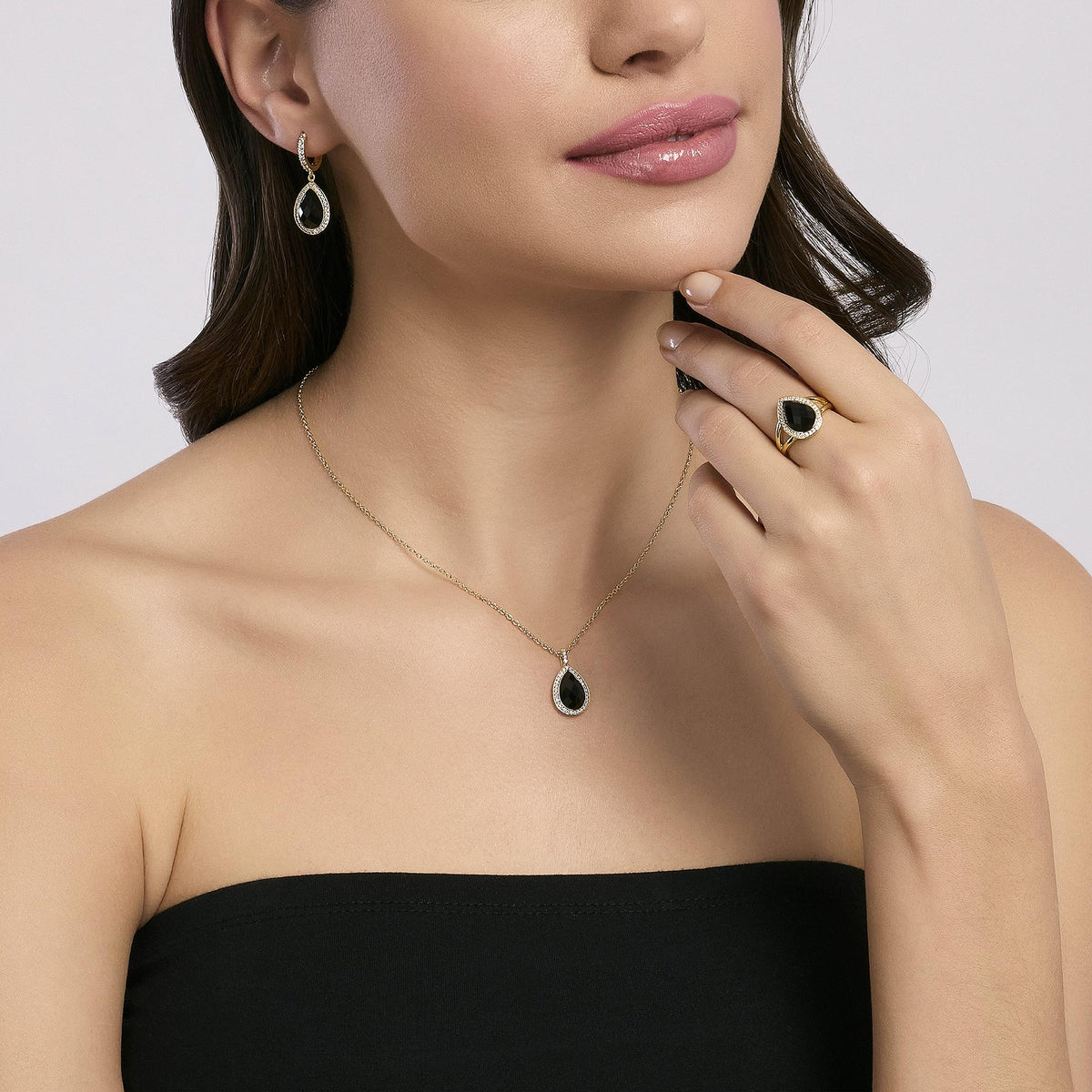 Orecchini in argento con pendente in agata DIVA - Gioielleria Fondente