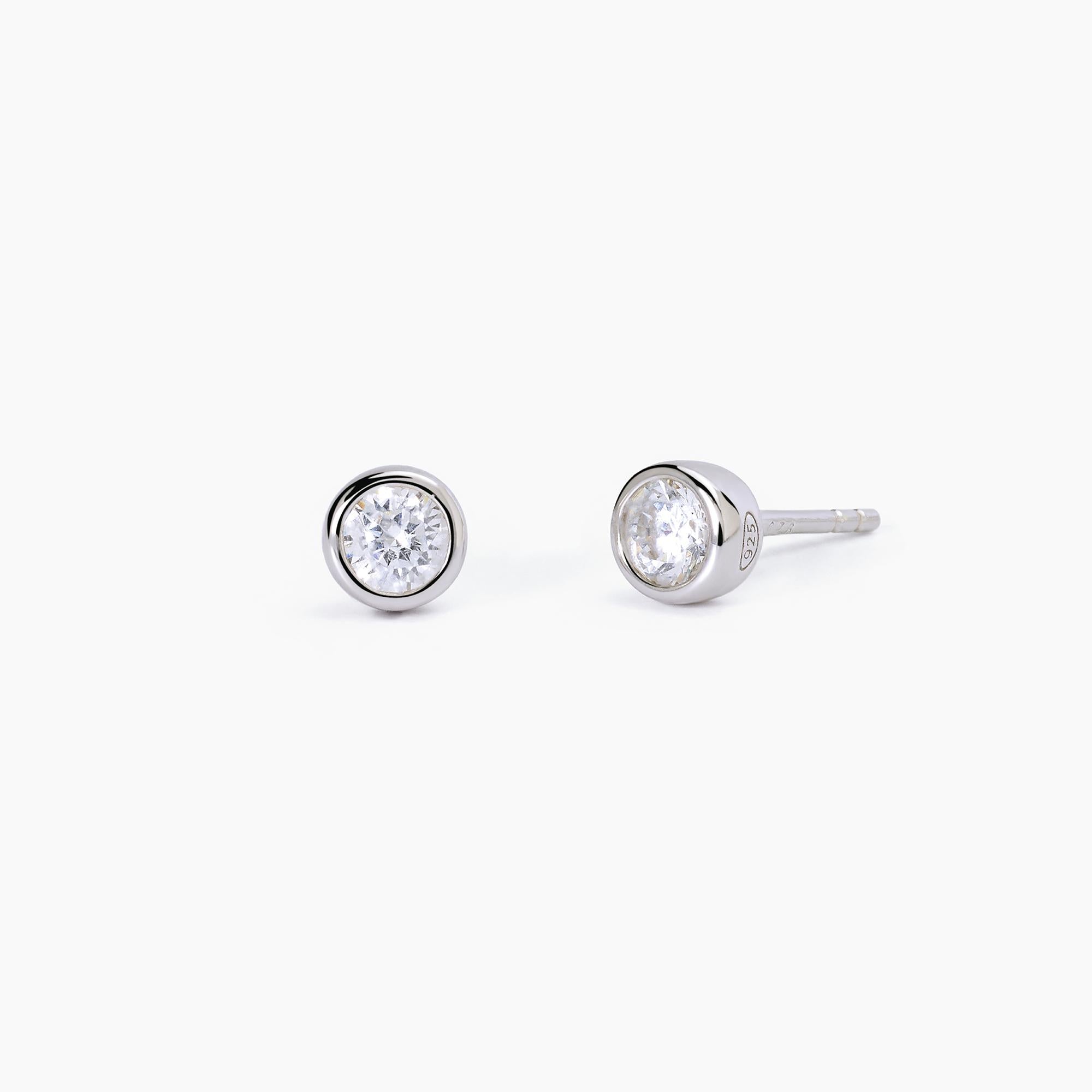Orecchini punto luce in argento SHINY - Gioielleria Fondente