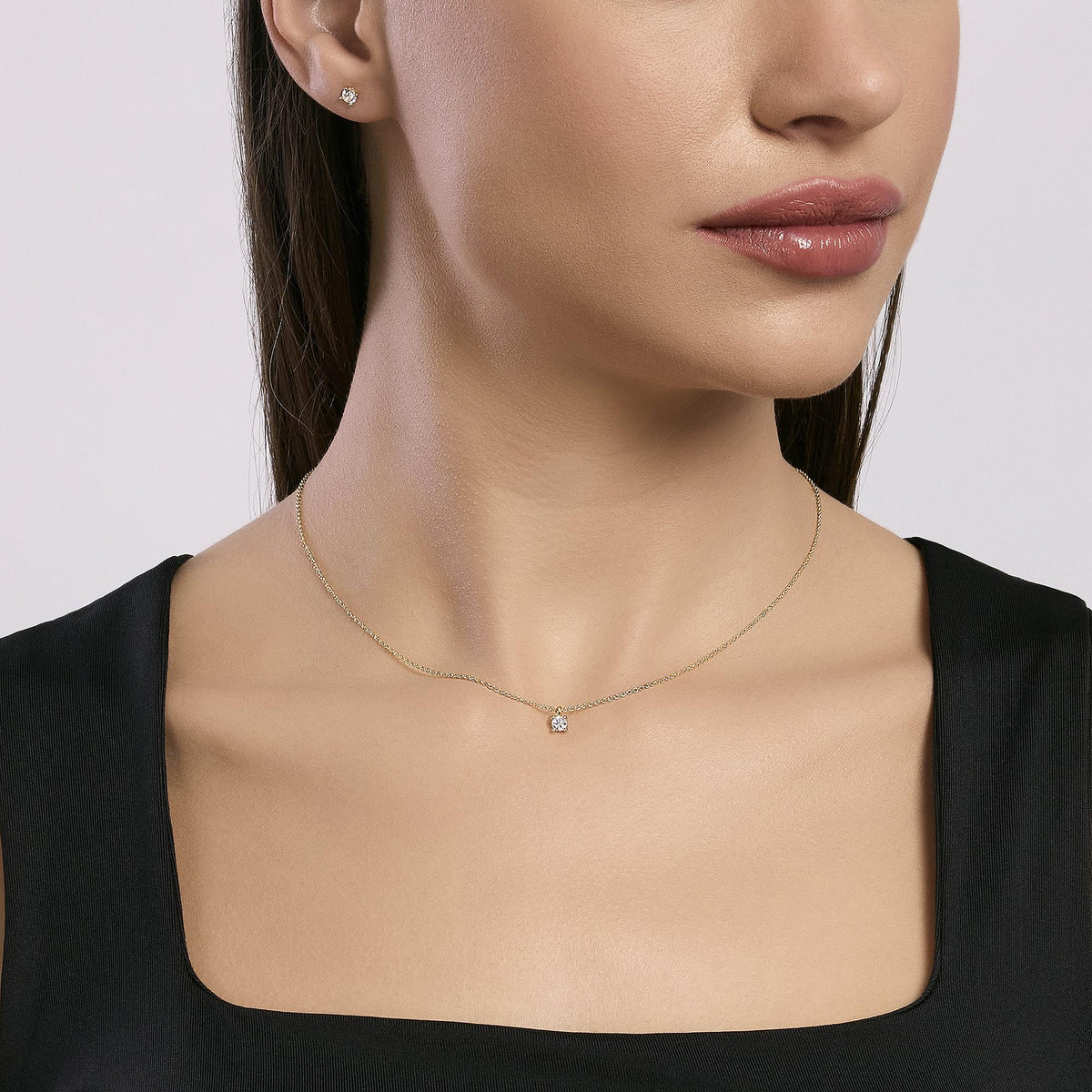 Orecchini con punto luce SHINY