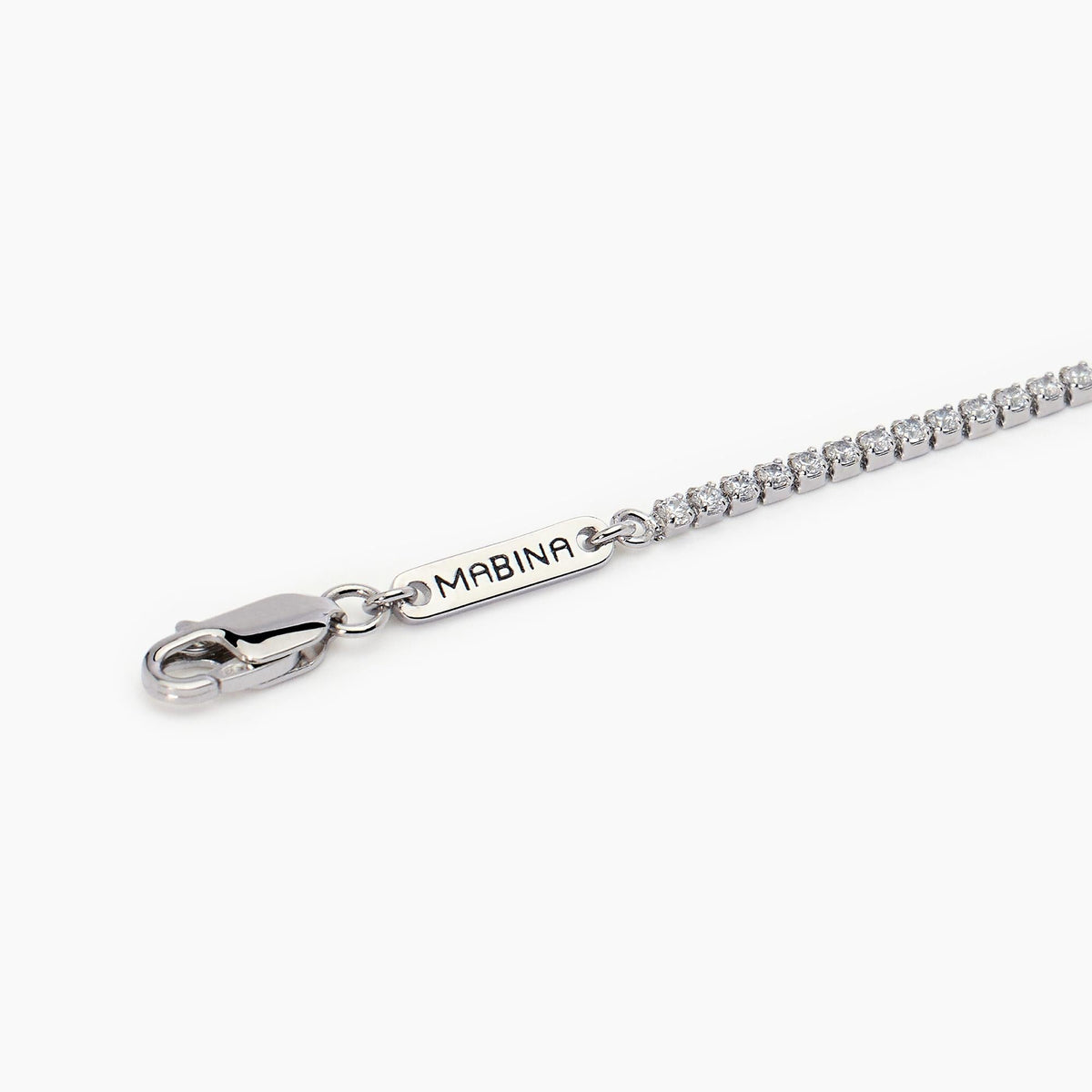 Bracciale tennis bianco MINI TENNIS - Gioielleria Fondente