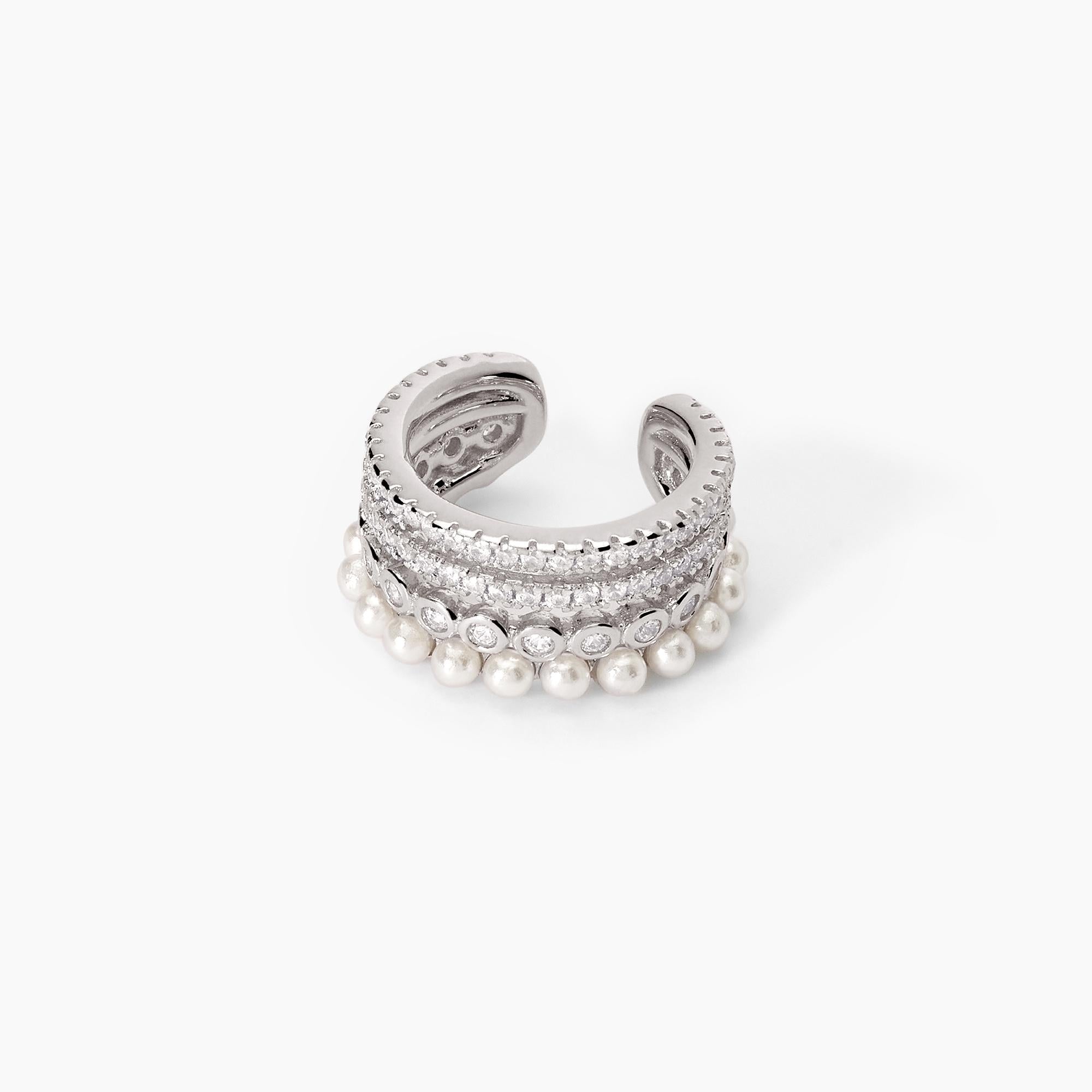 Orecchino ear cuff multifilo CUFFMANIA - Gioielleria Fondente