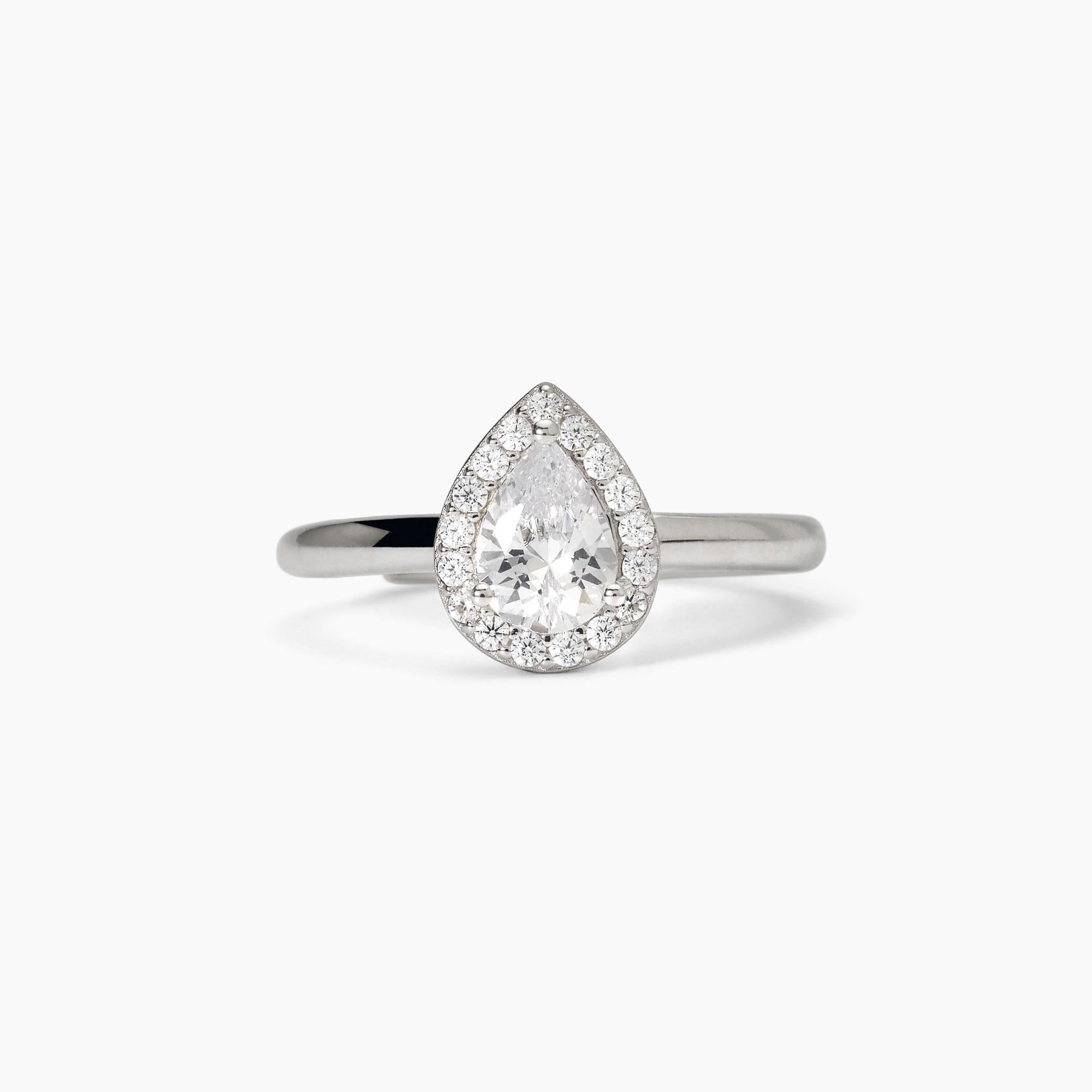 Anello in argento con zirconi bianchi COOL OR RÉTRO? - Gioielleria Fondente