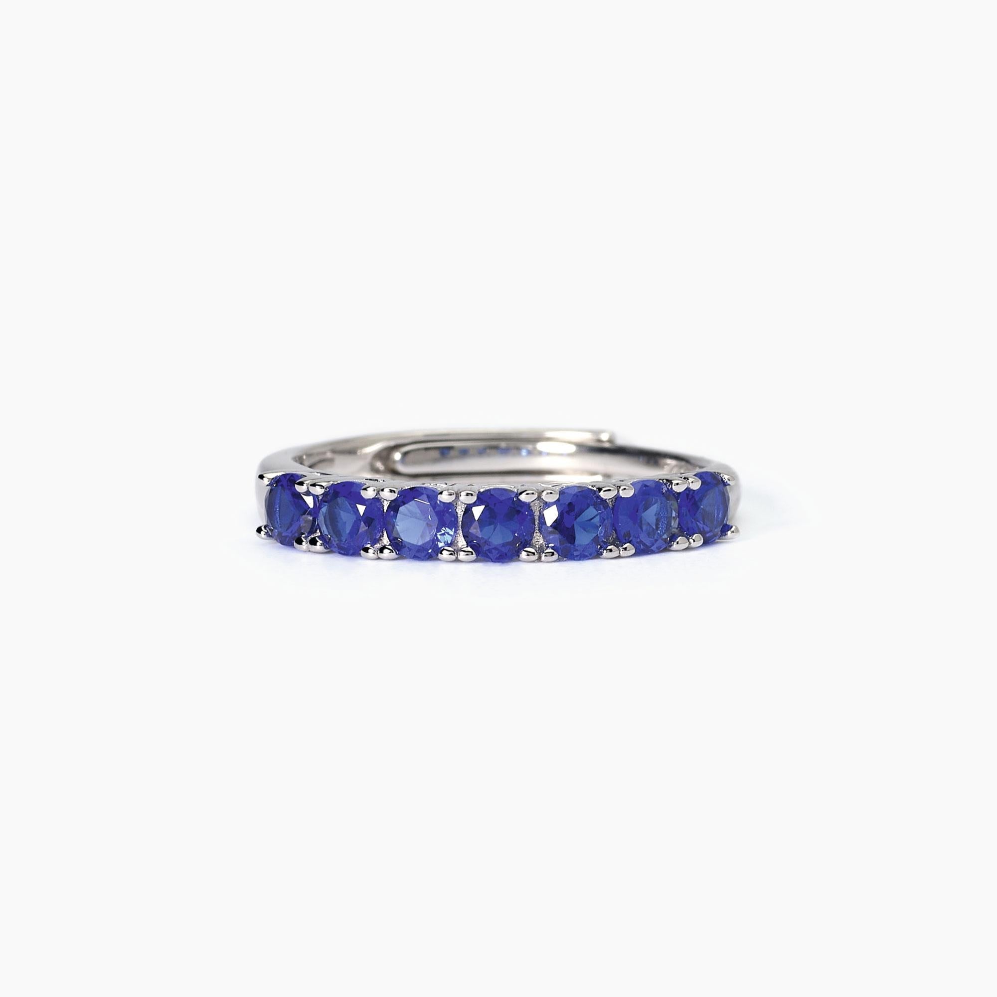 Anello in argento con zaffiri sintetici SOIRÉE