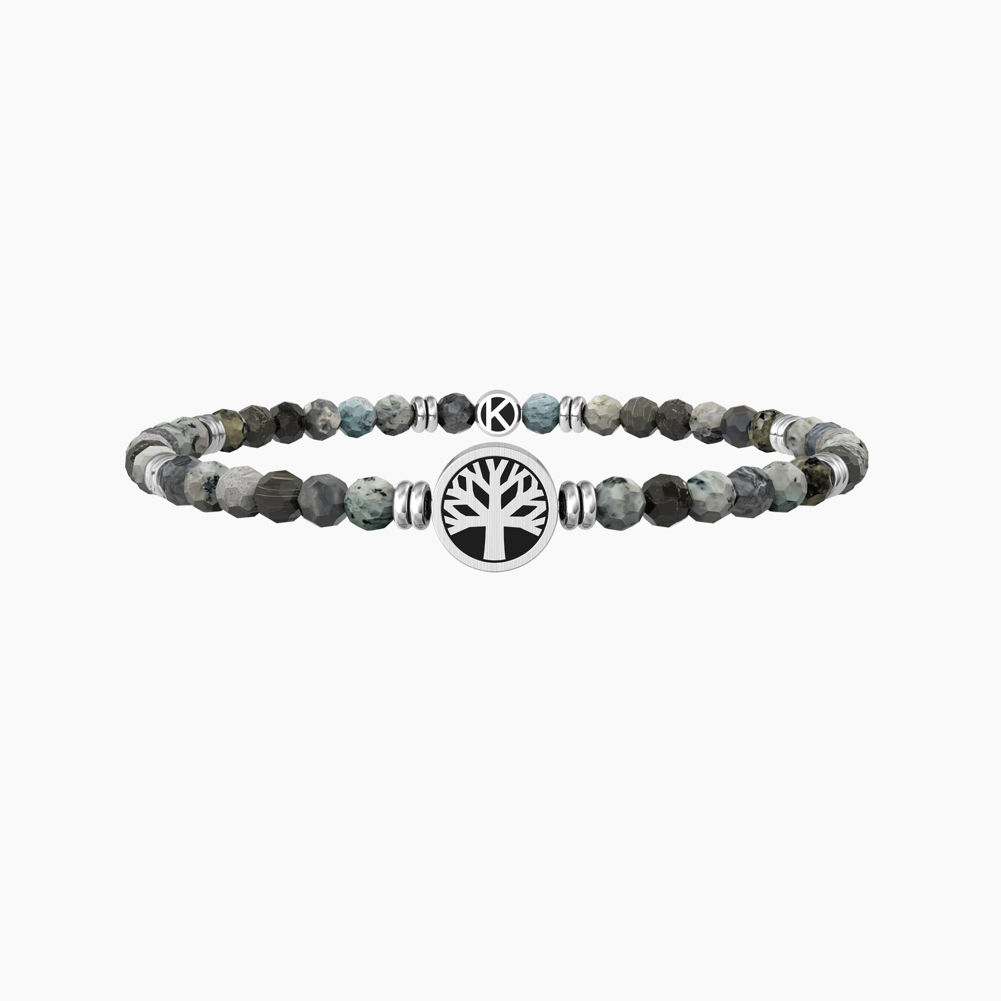 Bracciale elastico uomo "Albero della vita" - Gioielleria Fondente