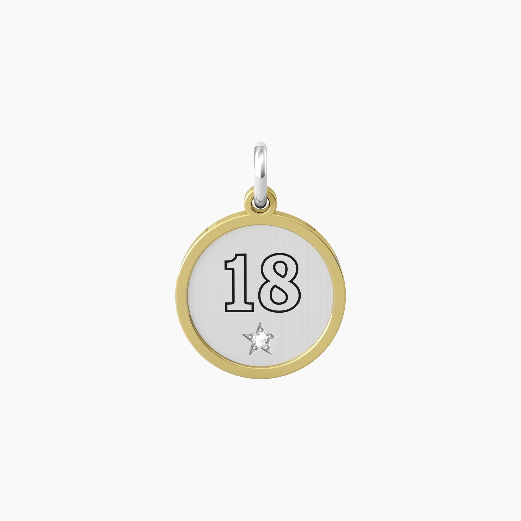 Ciondolo per compleanno 18 anni 18 | THE BEST IS YET TO COME - Gioielleria Fondente