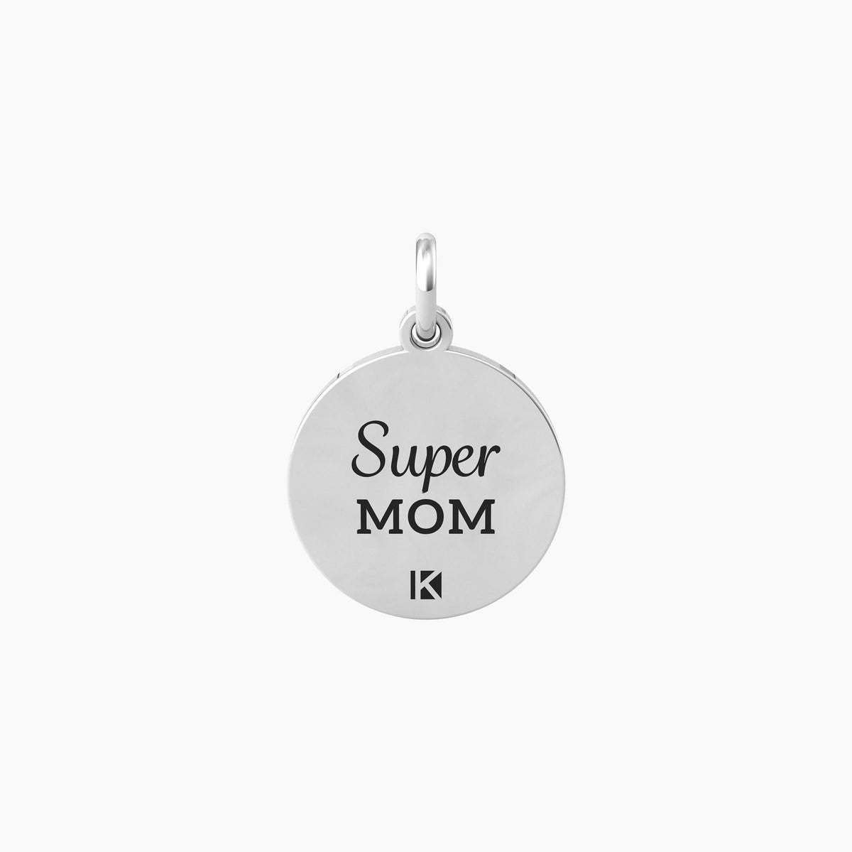 Ciondolo con scritta super mom e cuore CUORE | SUPER MOM - Gioielleria Fondente