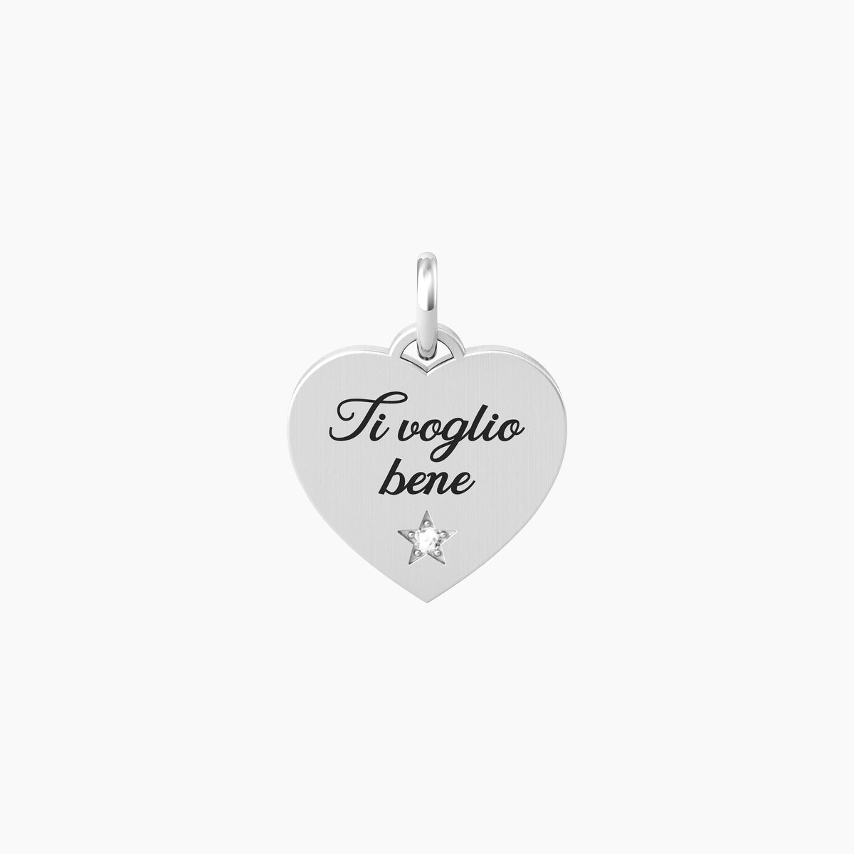 Ciondolo cuore con scritta ti voglio bene CUORE | TI VOGLIO BENE - Gioielleria Fondente