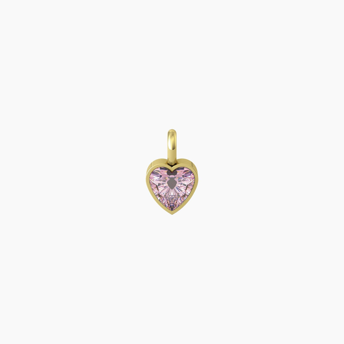 Ciondolo con zircone rosa taglio cuore ENERGIA | SOGNI - Gioielleria Fondente