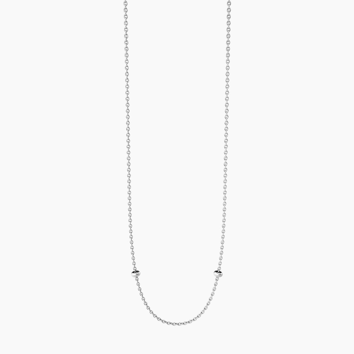 Collana in acciaio con catena forzatina ALBA - Gioielleria Fondente