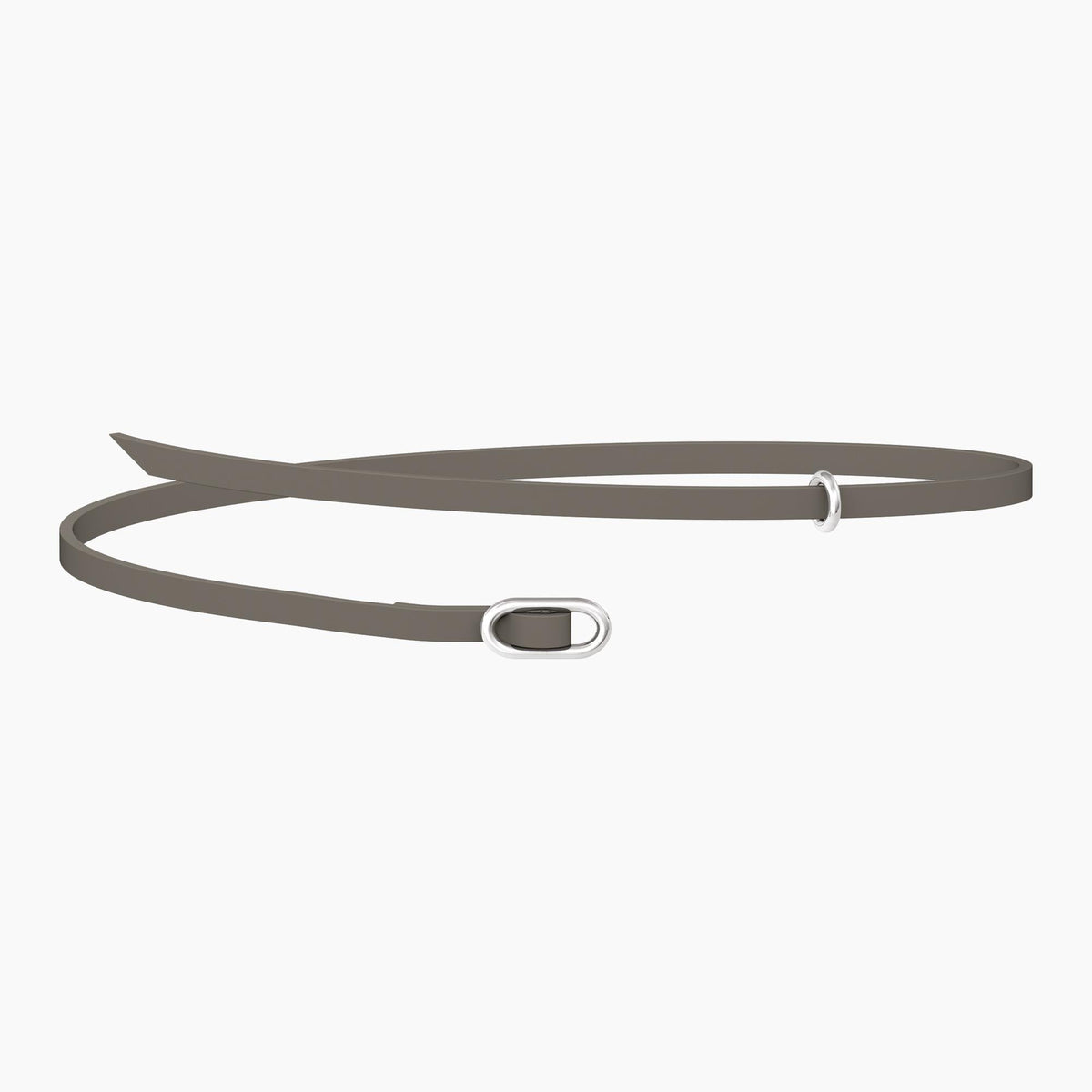 Choker-bracciale in camoscio grigio SKINNY - Gioielleria Fondente