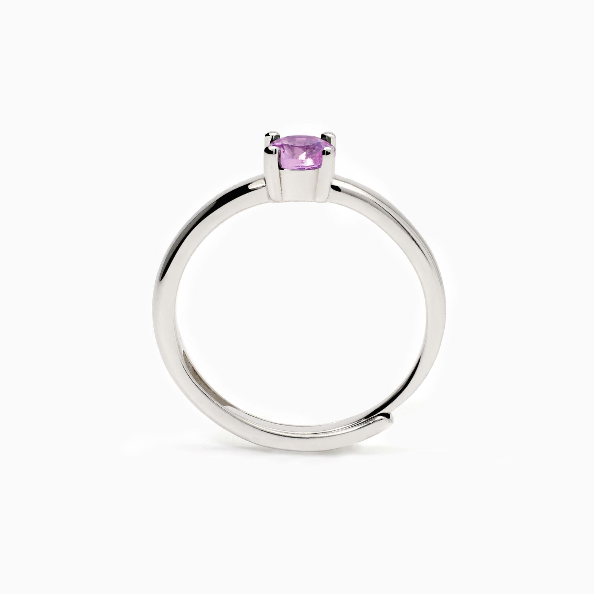 Anello donna in argento con tormalina sintetica ISABEL - Gioielleria Fondente