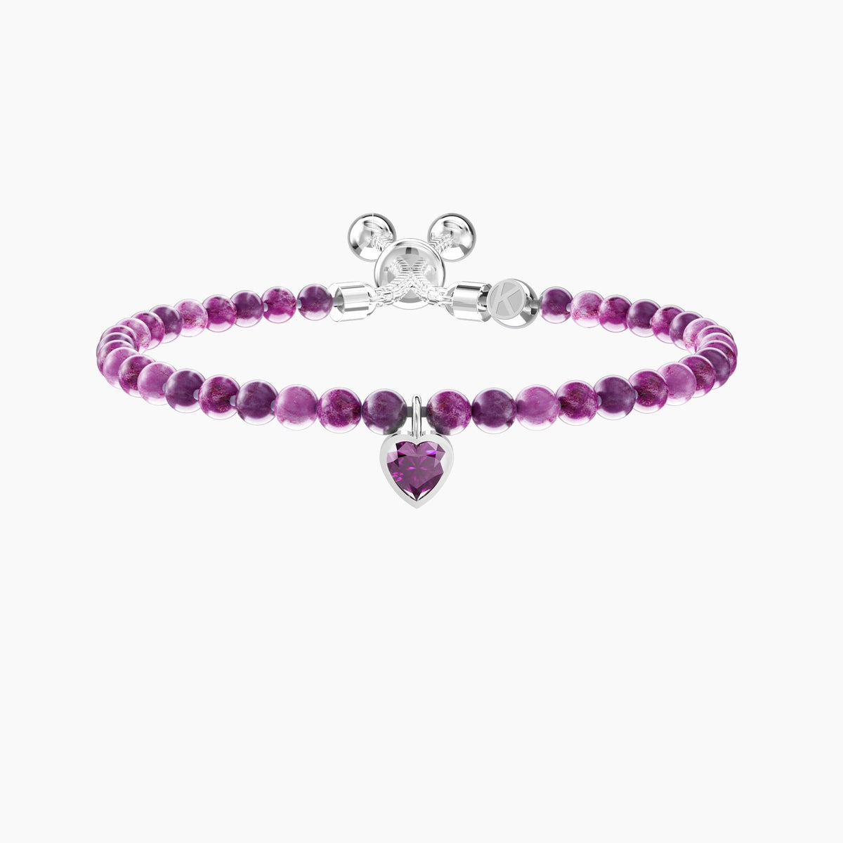 Bracciale regolabile con diaspro viola ENERGIA | SOGNI