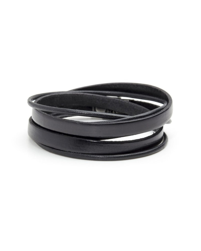 4br1806n BRACCIALE 3 GIRI CUOIO