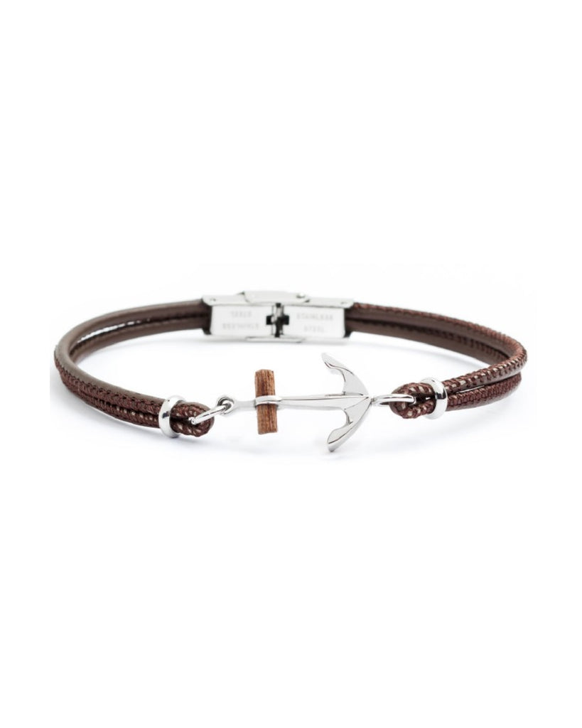 4br1817m Bracciale con ancora