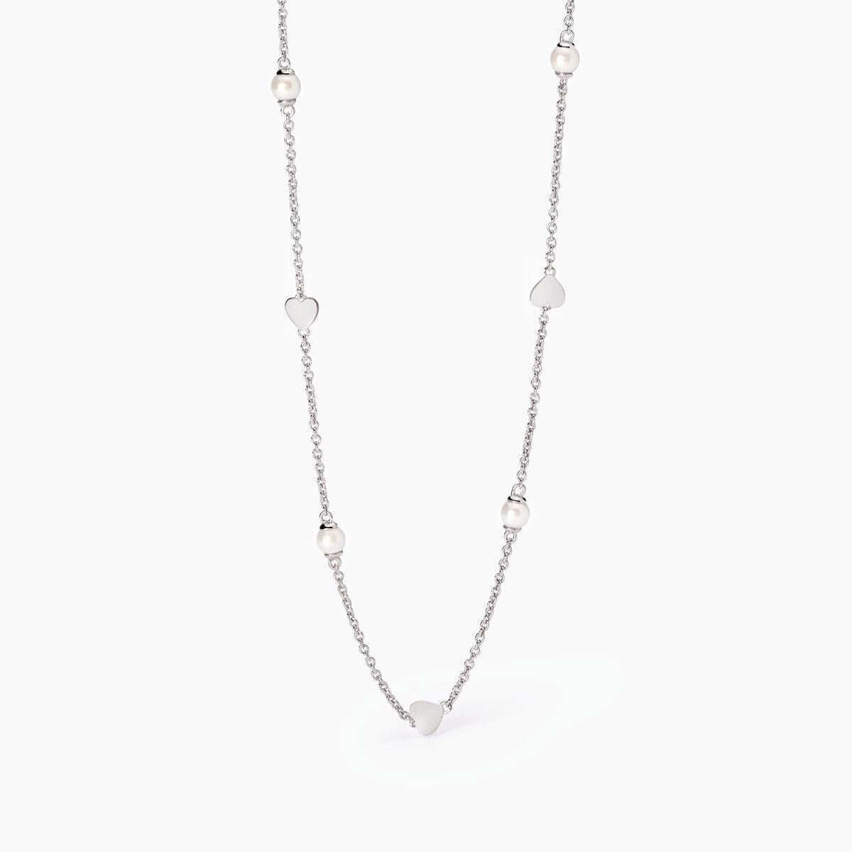 Girocollo con cuori e perle SKY LOVE