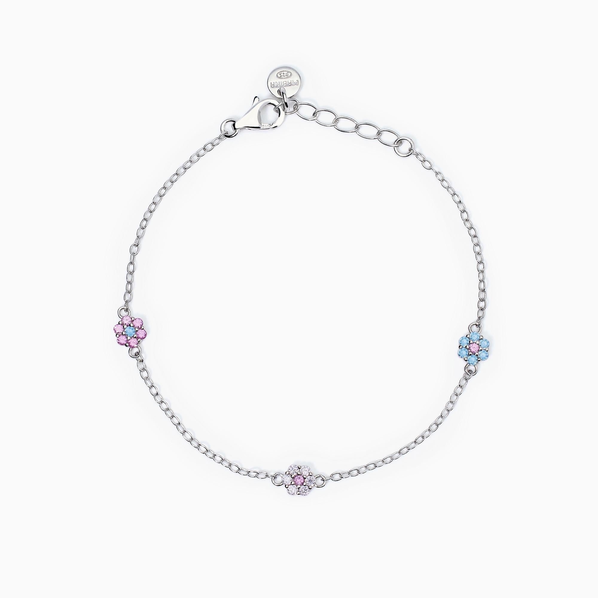 Bracciale da bambina con fiorellini FIOR FIORE