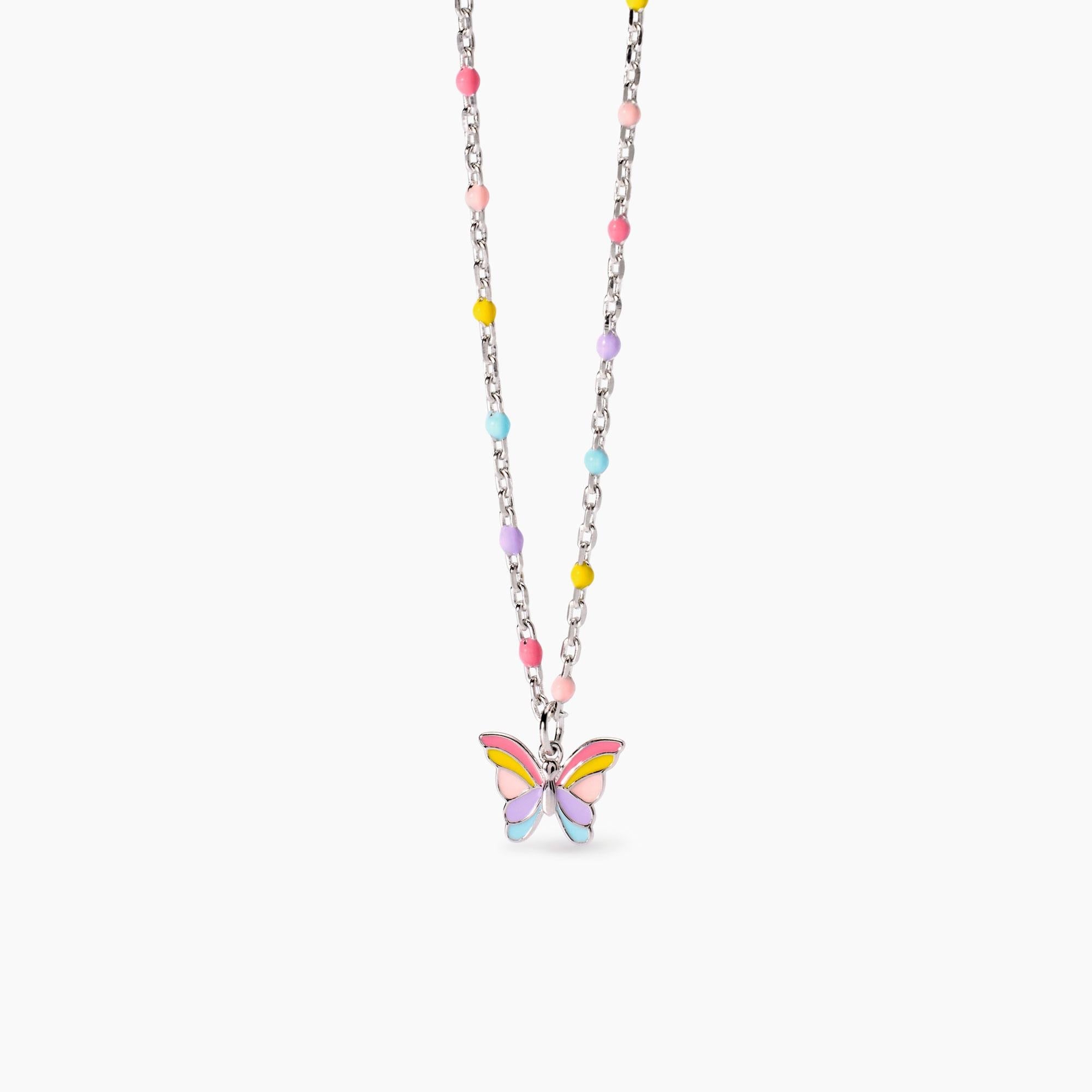Girocollo da bambina con farfalla Butterfly