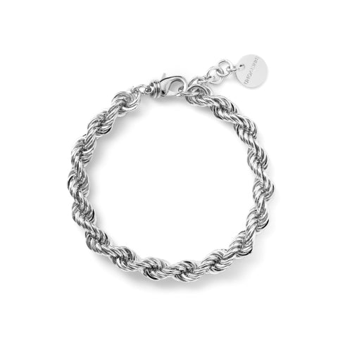Bracciale corda argentato 2559