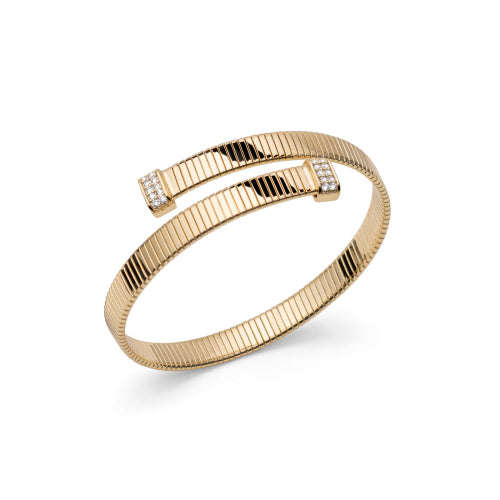 Bracciale tubogas con zirconi 2674