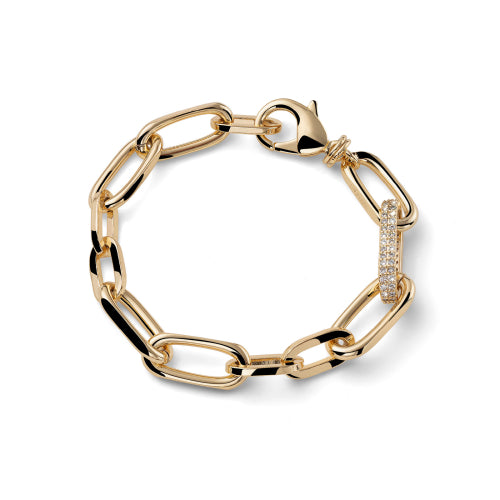 Bracciale con maglia in zirconi 2771
