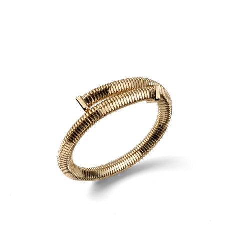 Bracciale Tubogas contrarié dorato