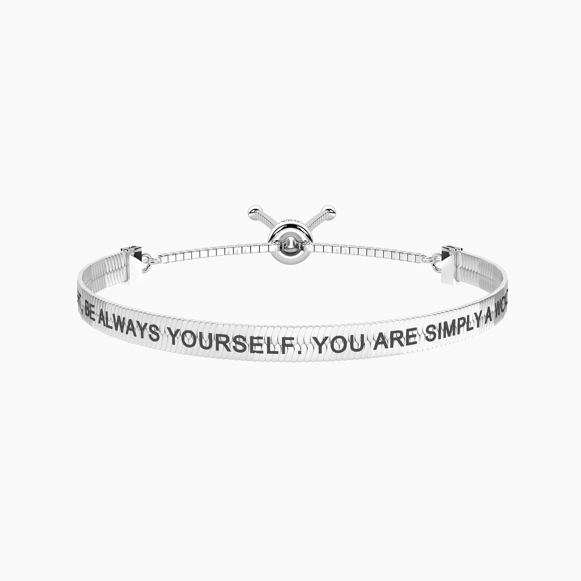 Bracciale elastico con frase Simply a wonder woman