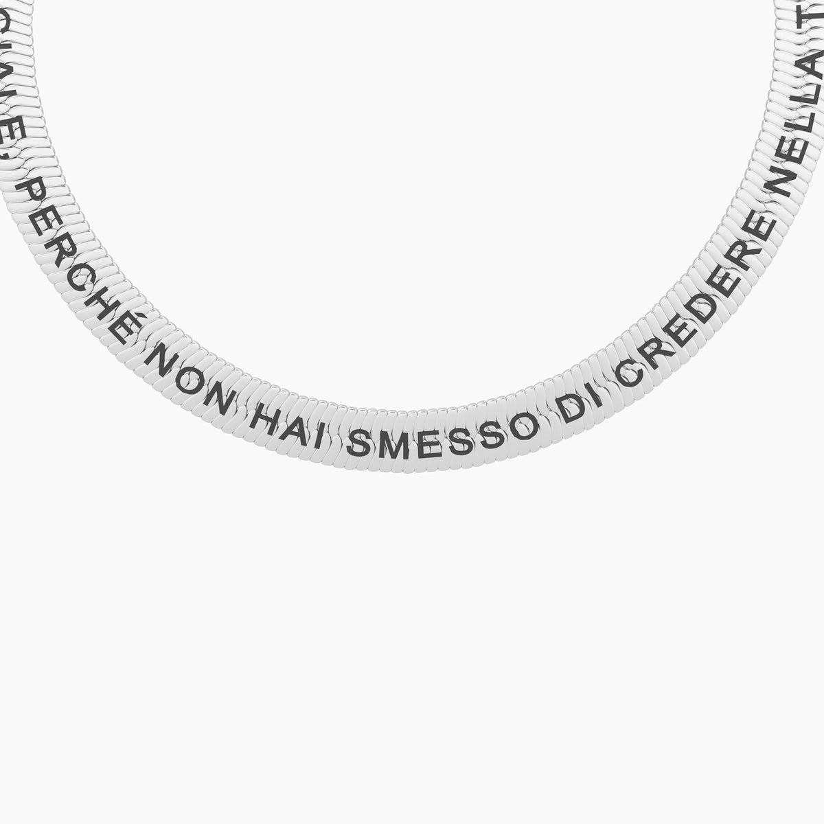 Bracciale regolabile con scritta per papà La nostra famiglia…