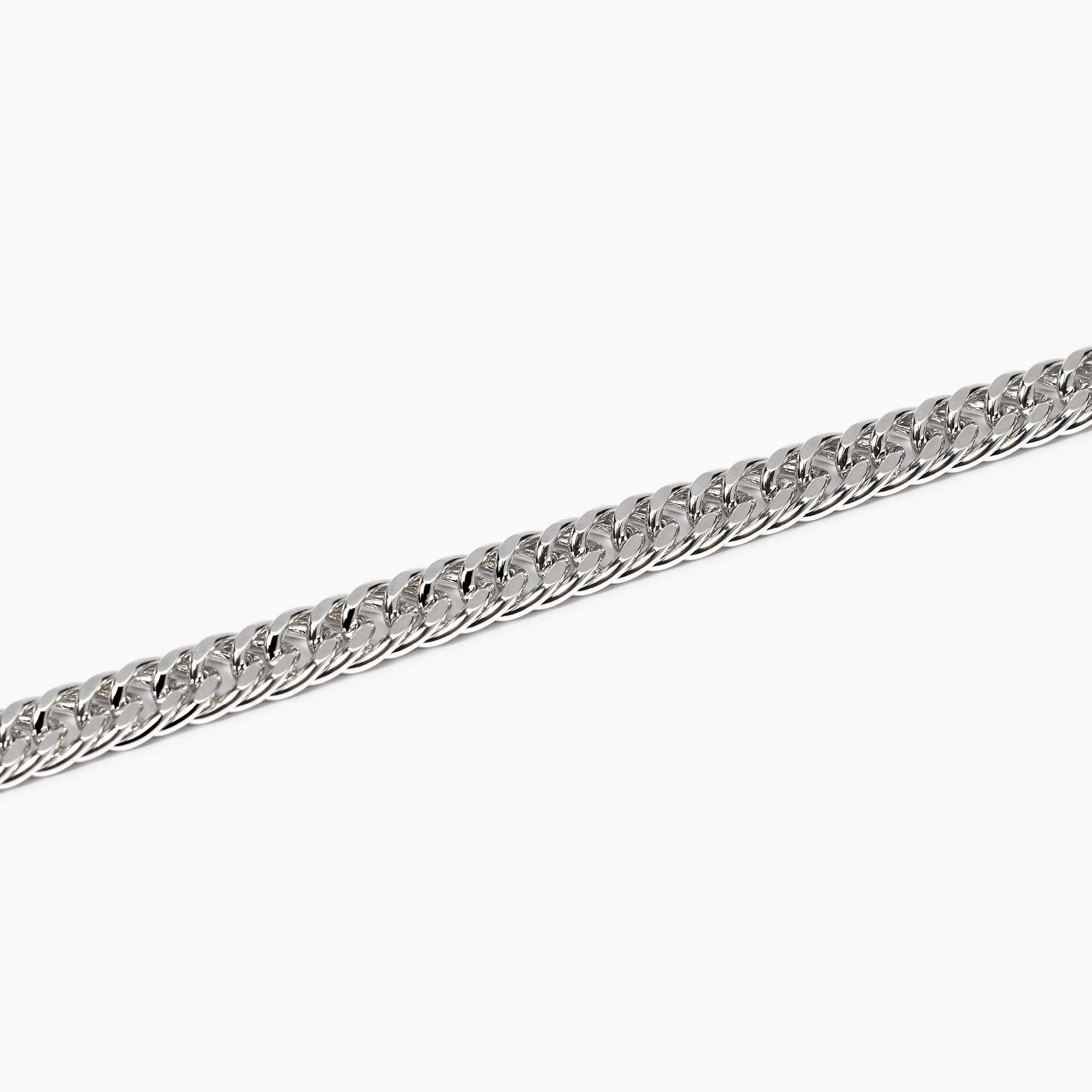 Bracciale da uomo con catena groumette Denim