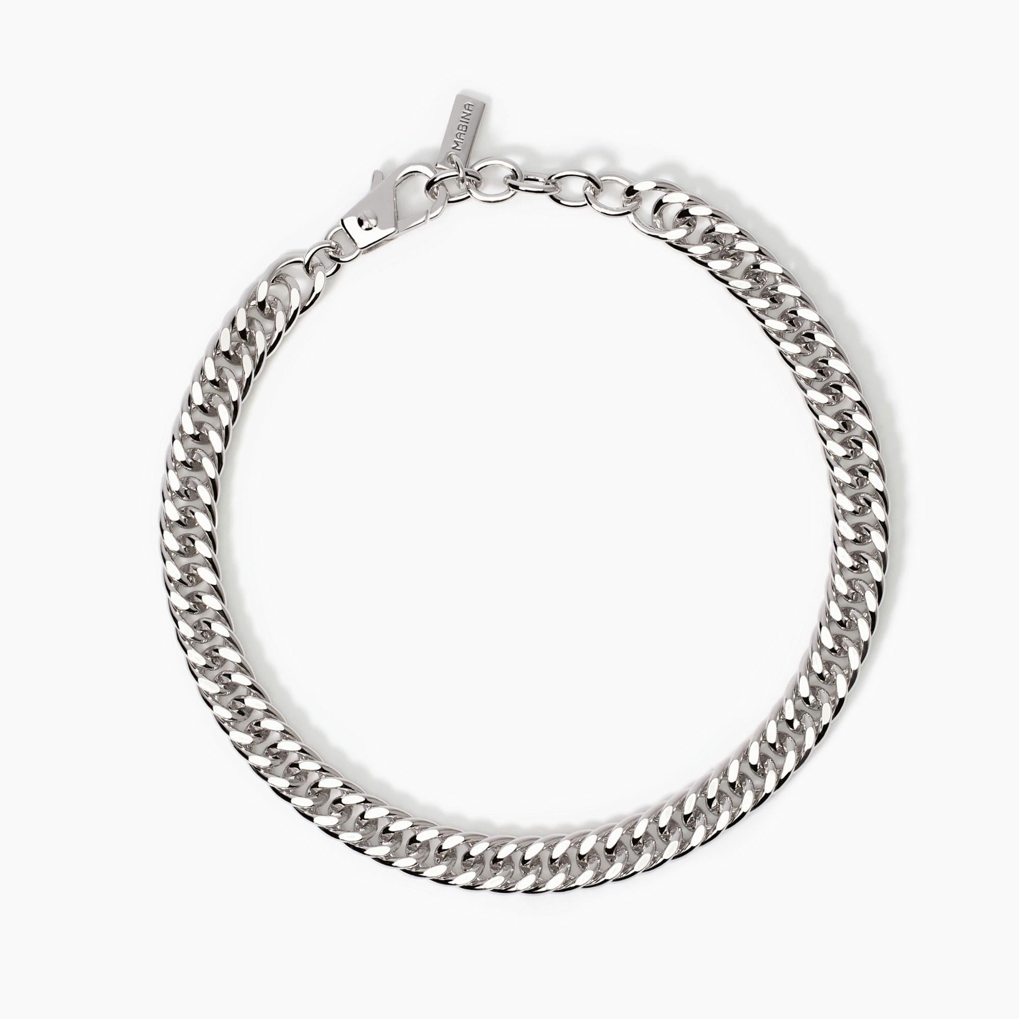 Bracciale da uomo con catena groumette Denim