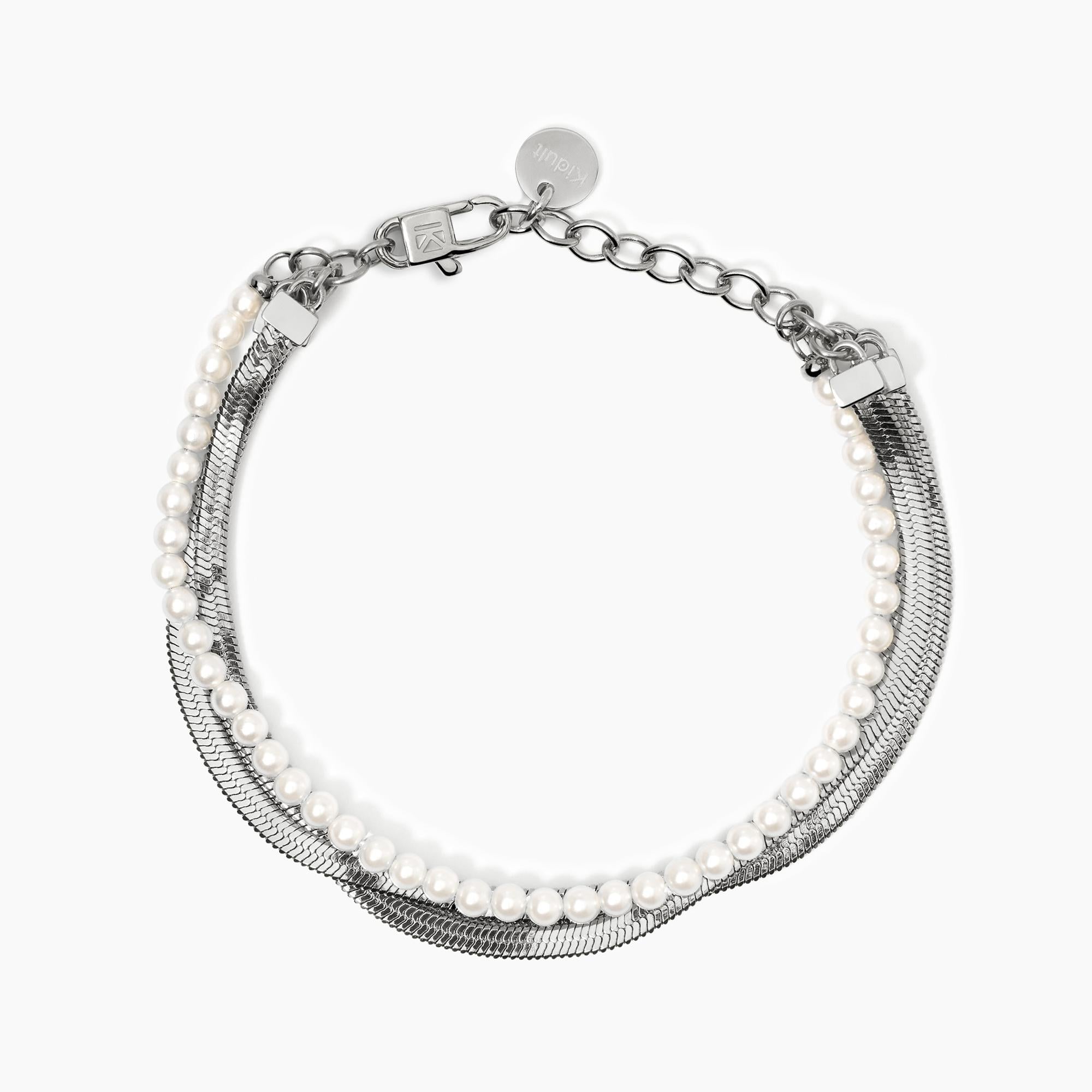 Bracciale con catena e perle conchiglia Style 14