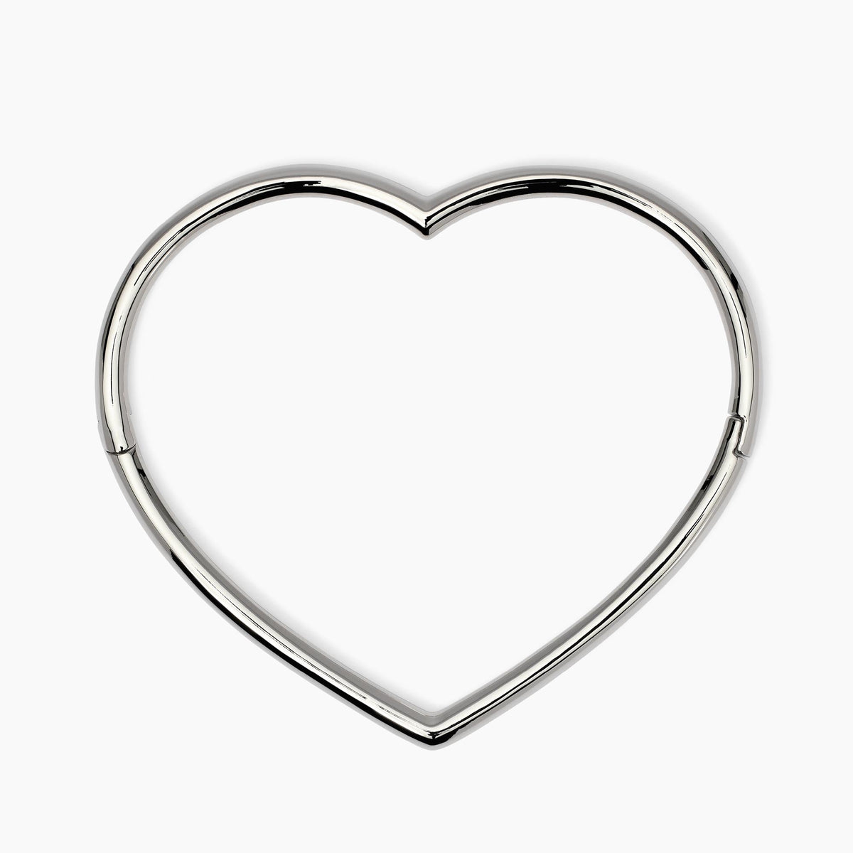 Bracciale rigido a cuore in acciaio Style 15