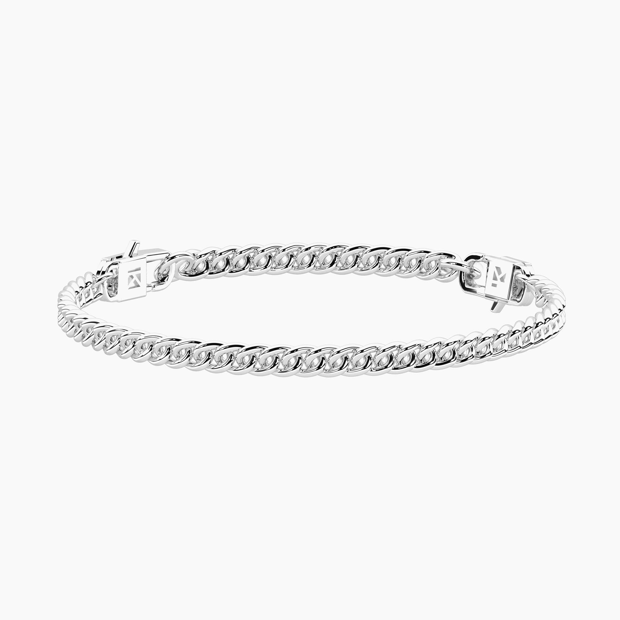 Bracciale componibile con catena groumette Hip hop