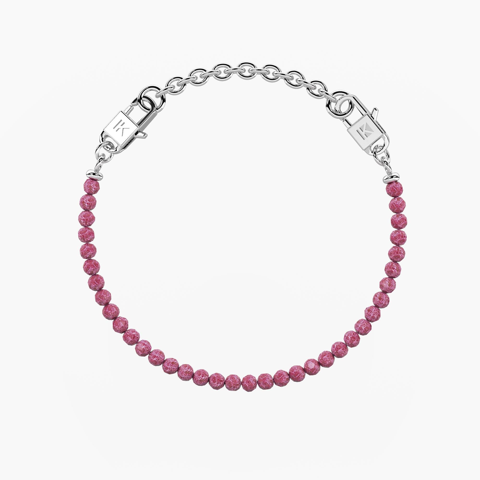 Bracciale componibile con zirconi rubino SEÑORITA