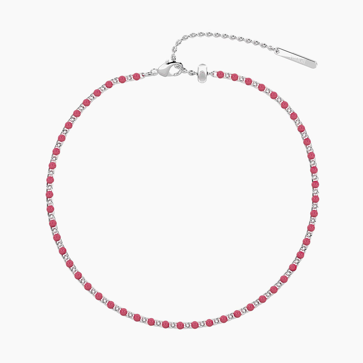 Cavigliera componibile rosa Pop corn