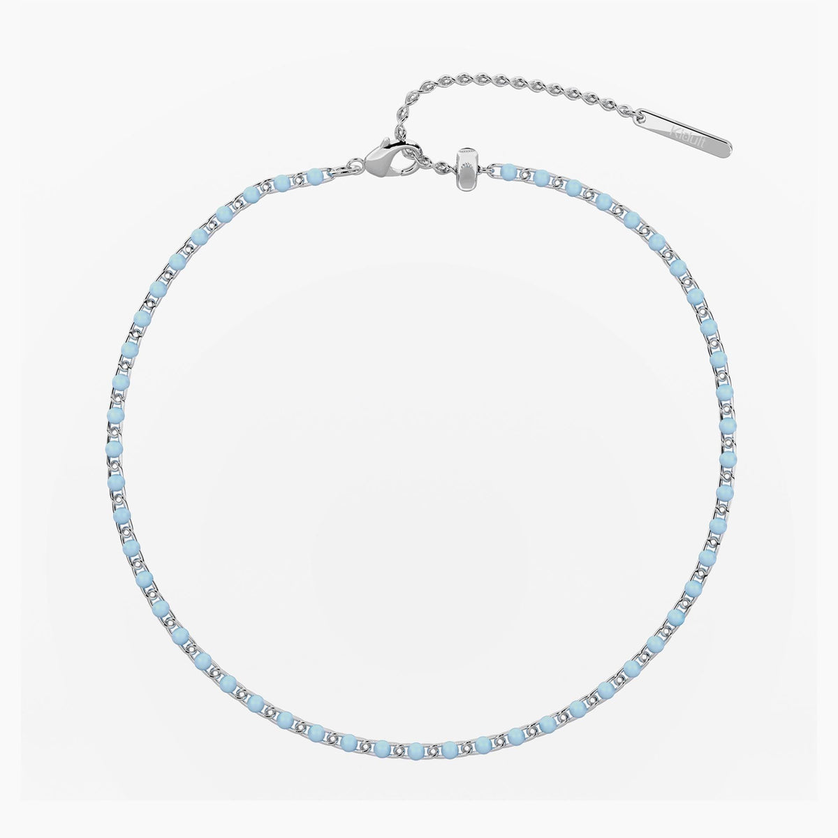 Cavigliera componibile azzurra Pop corn