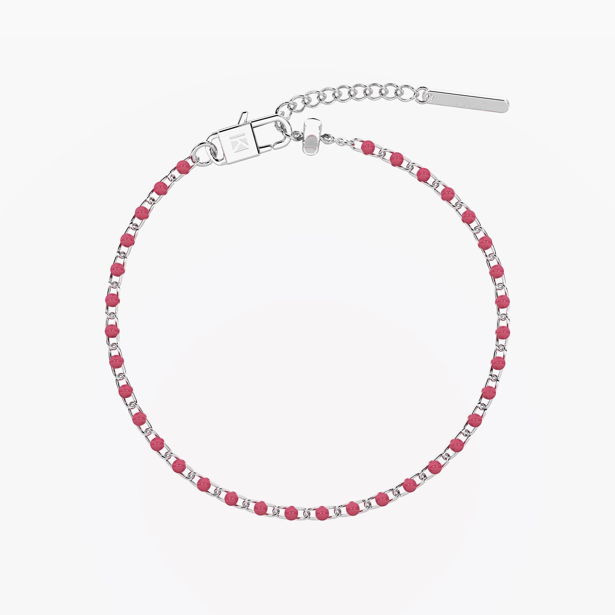 Bracciale componibile rosa Pop corn
