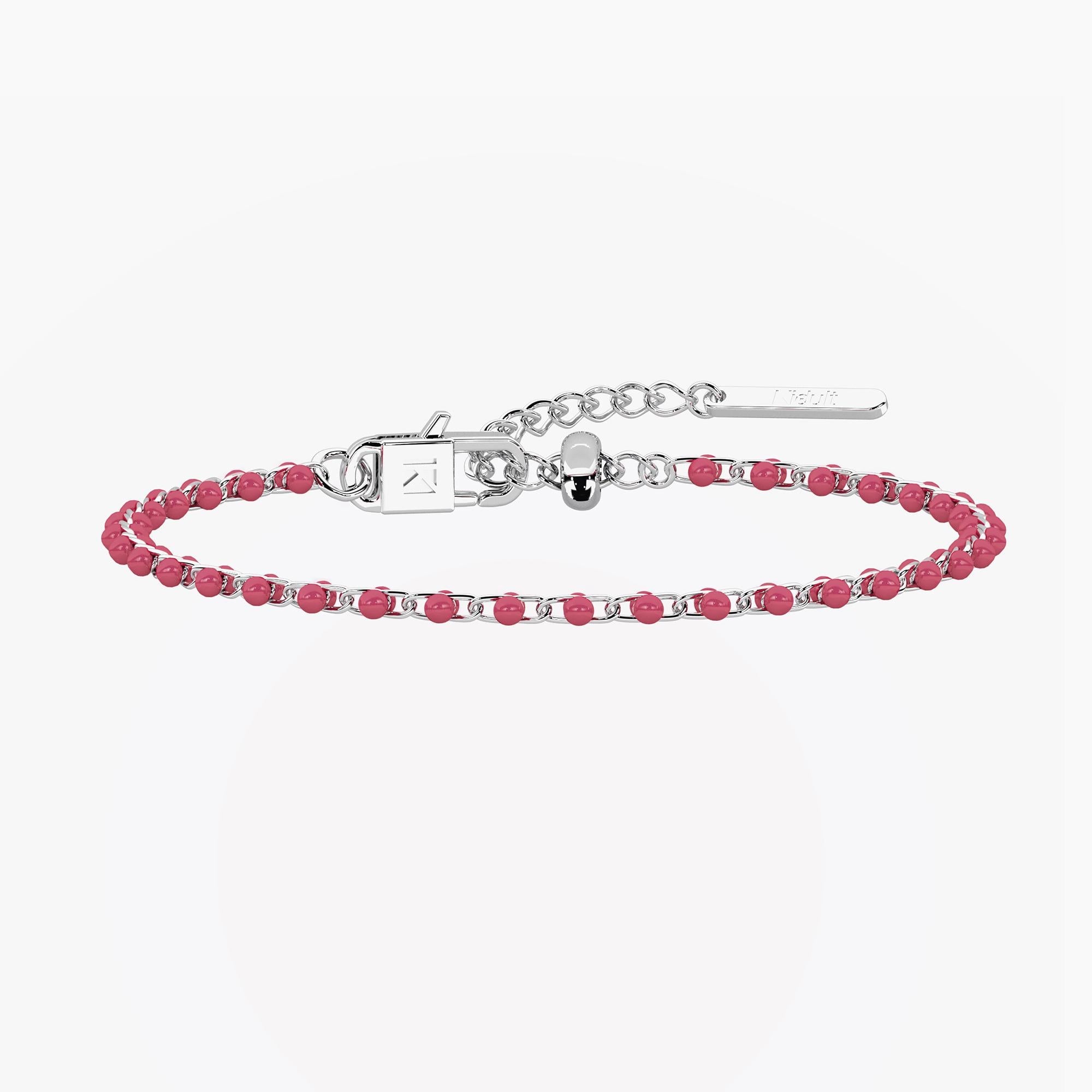 Bracciale componibile rosa Pop corn