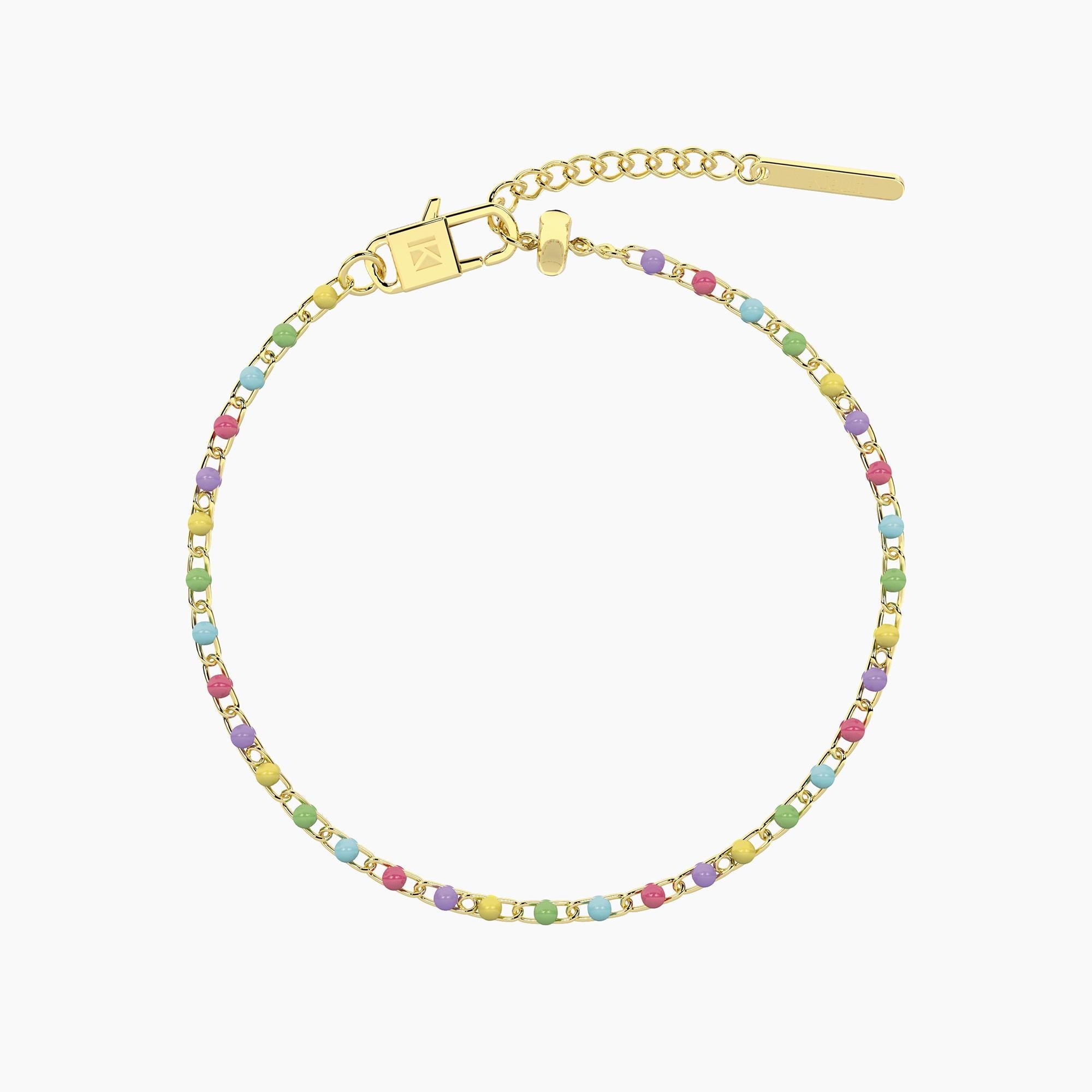 Bracciale componibile multicolor Pop corn